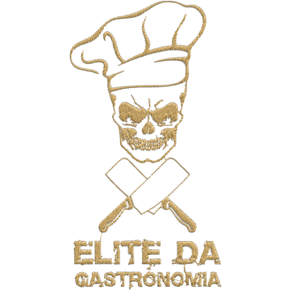 Matriz de Bordado Elite Da Gastronomia 